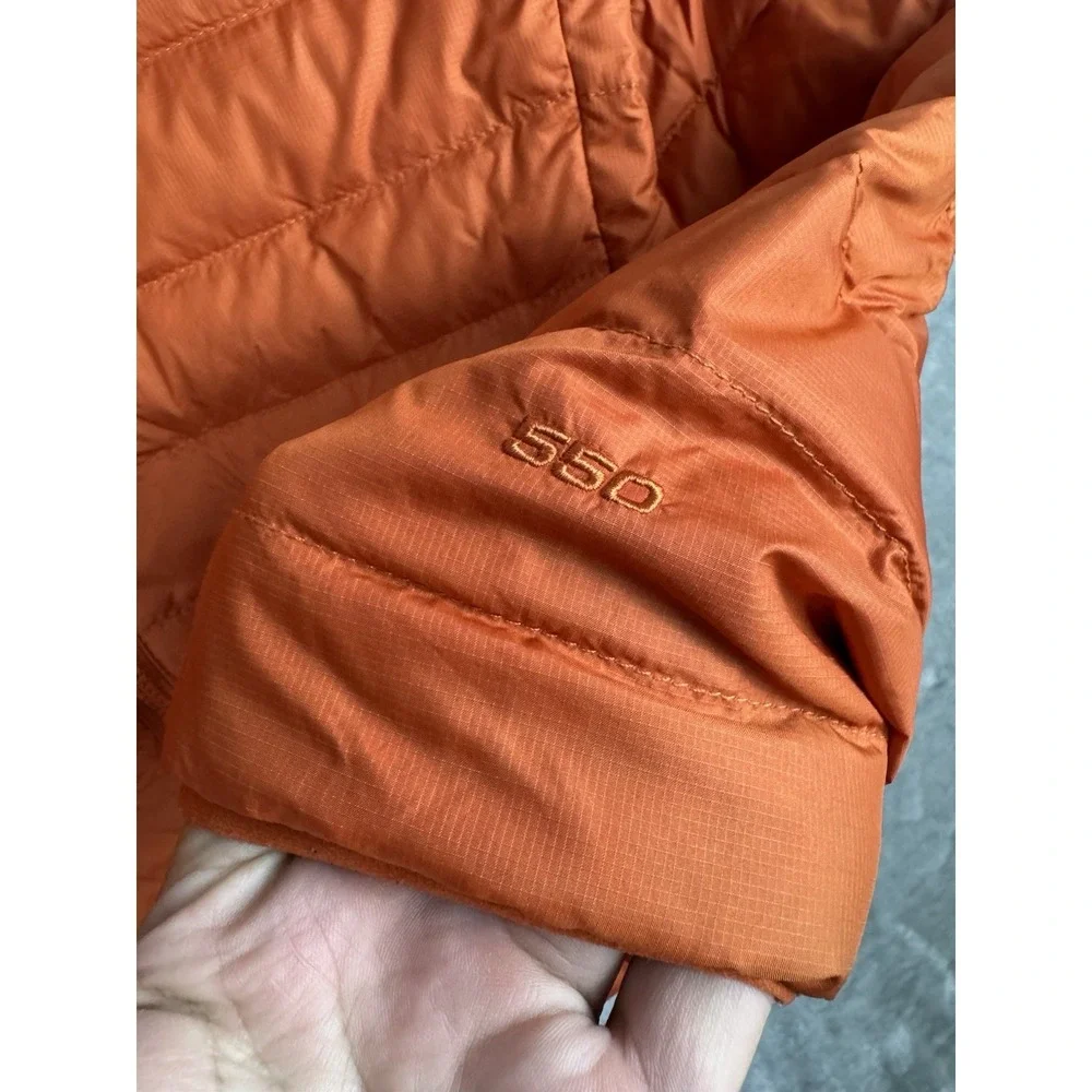 The North Face Puffer Jacket 550 Fill Short Full Zip Casual Winter Mens Small